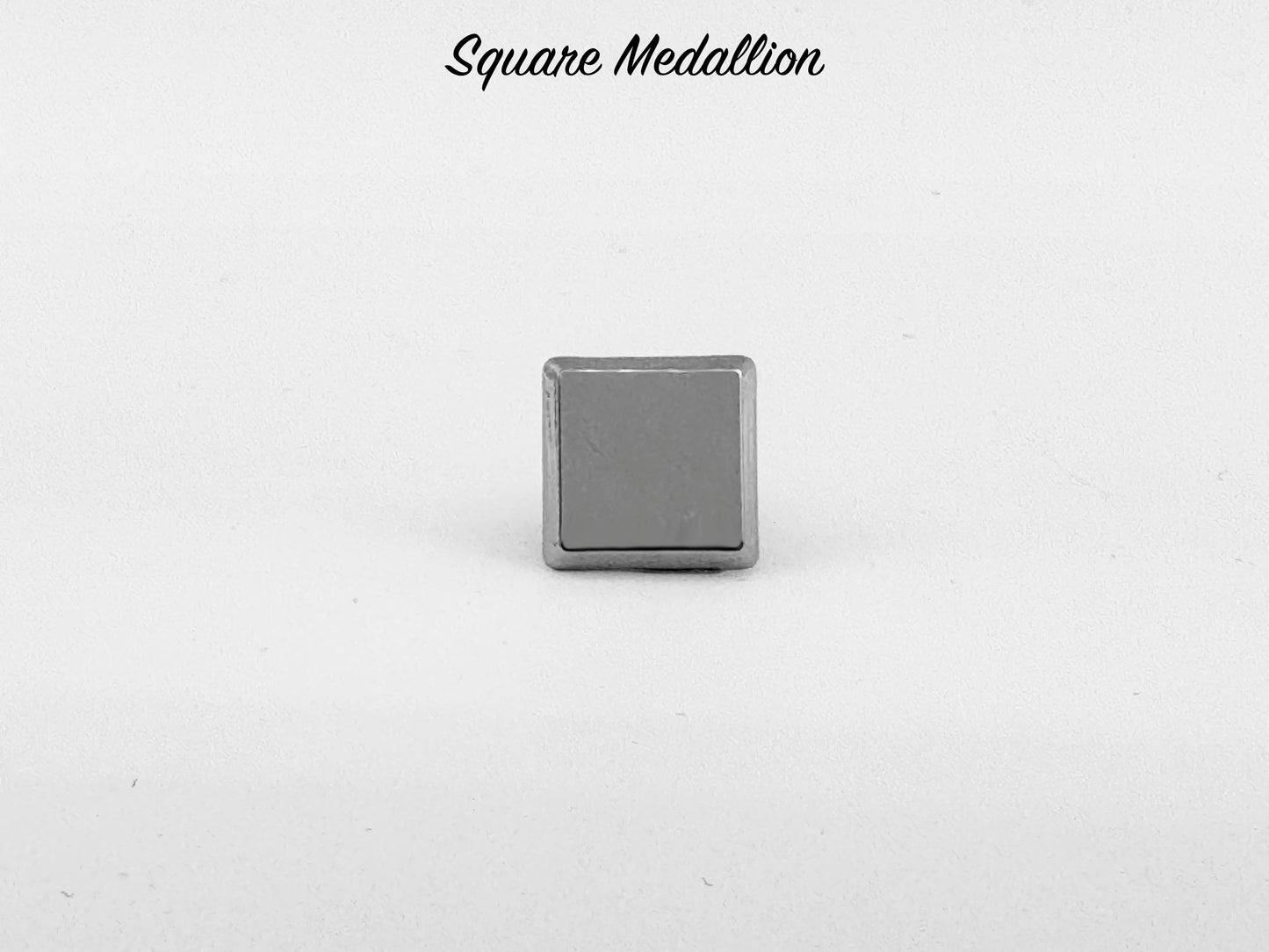 Square Medallion - Chrome