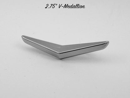 2.75" V-Medallion - Chrome