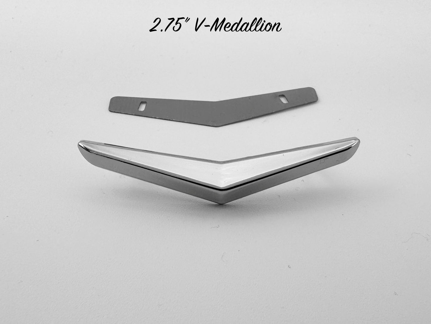 2.75" V-Medallion - Chrome