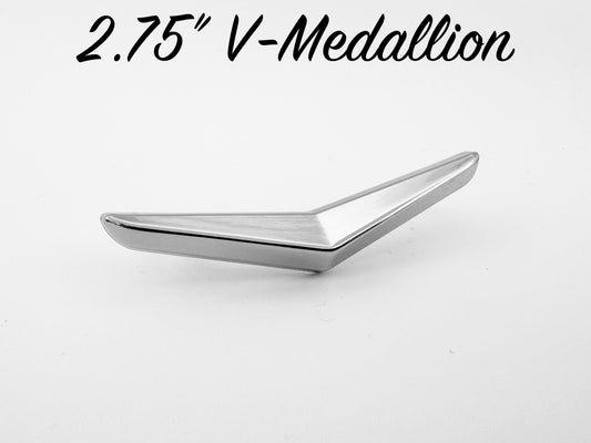 2.75" V-Medallion - Chrome