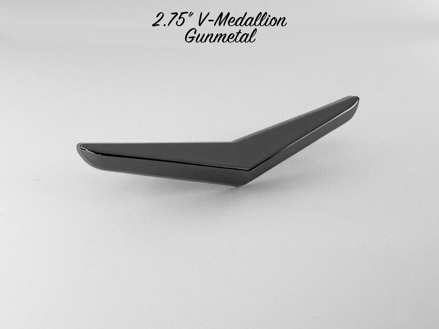 2.75" V-Medallion - Gunmetal - NEW FOR 2025!