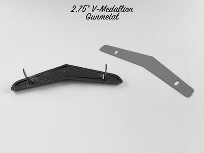 2.75" V-Medallion - Gunmetal - NEW FOR 2025!