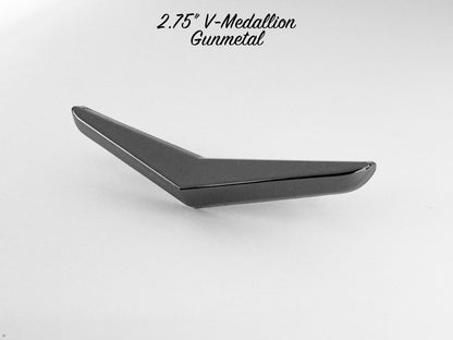 2.75" V-Medallion - Gunmetal - NEW FOR 2025!