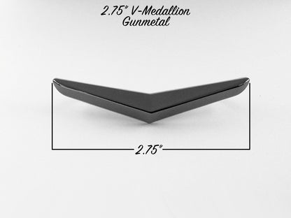 2.75" V-Medallion - Gunmetal - NEW FOR 2025!