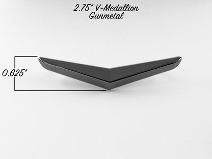 2.75" V-Medallion - Gunmetal - NEW FOR 2025!