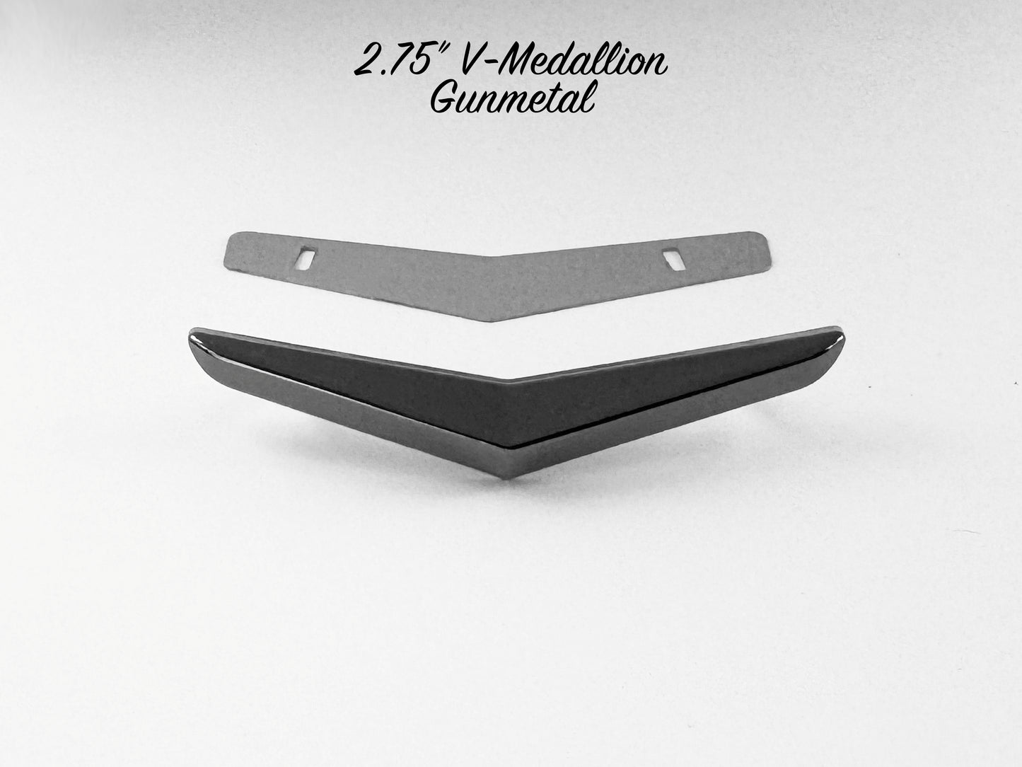 2.75" V-Medallion - Gunmetal - NEW FOR 2025!