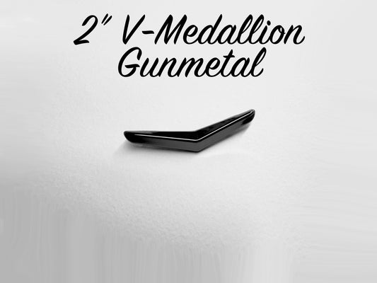 2" V-Medallion - Gunmetal - NEW FOR 2025!