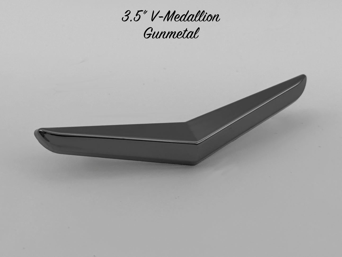 3.5" V-Medallion - Gunmetal