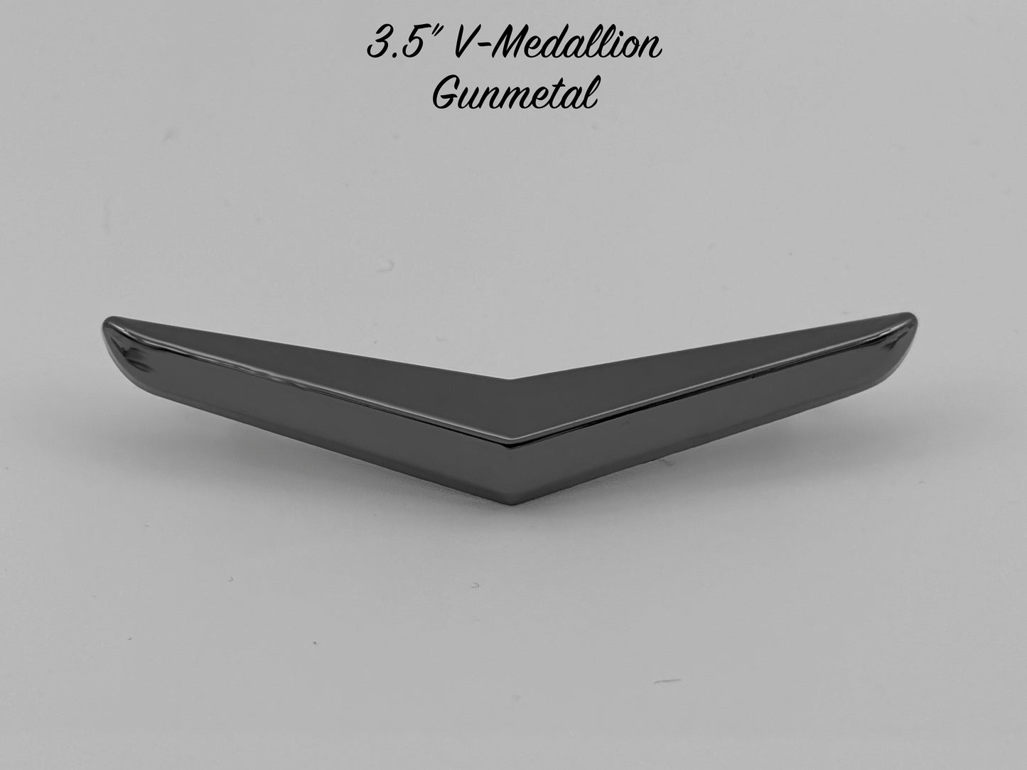 3.5" V-Medallion - Gunmetal