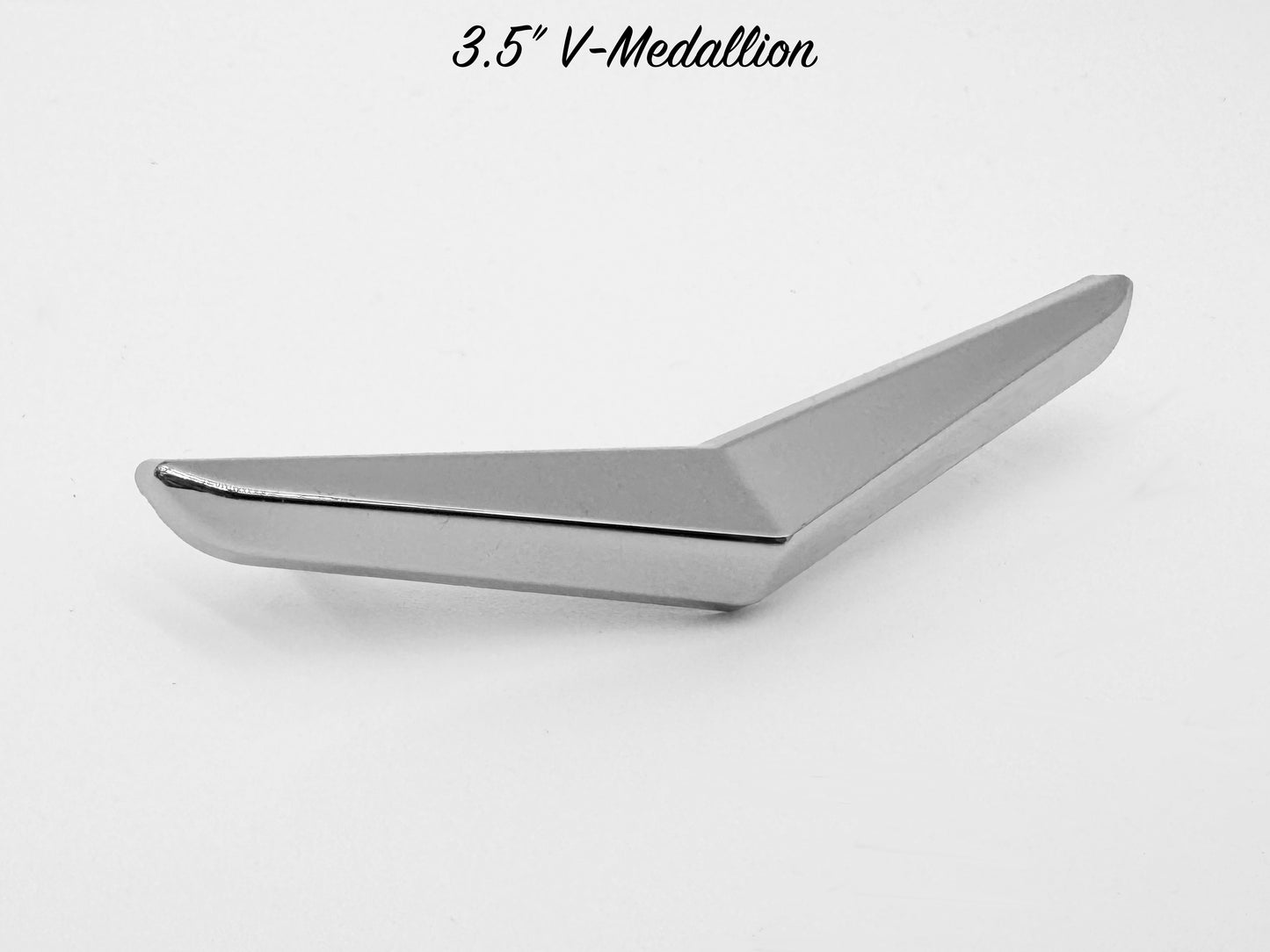 3.5" V-Medallion - Chrome