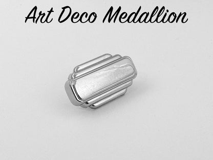 Art Deco Medallion - Chrome