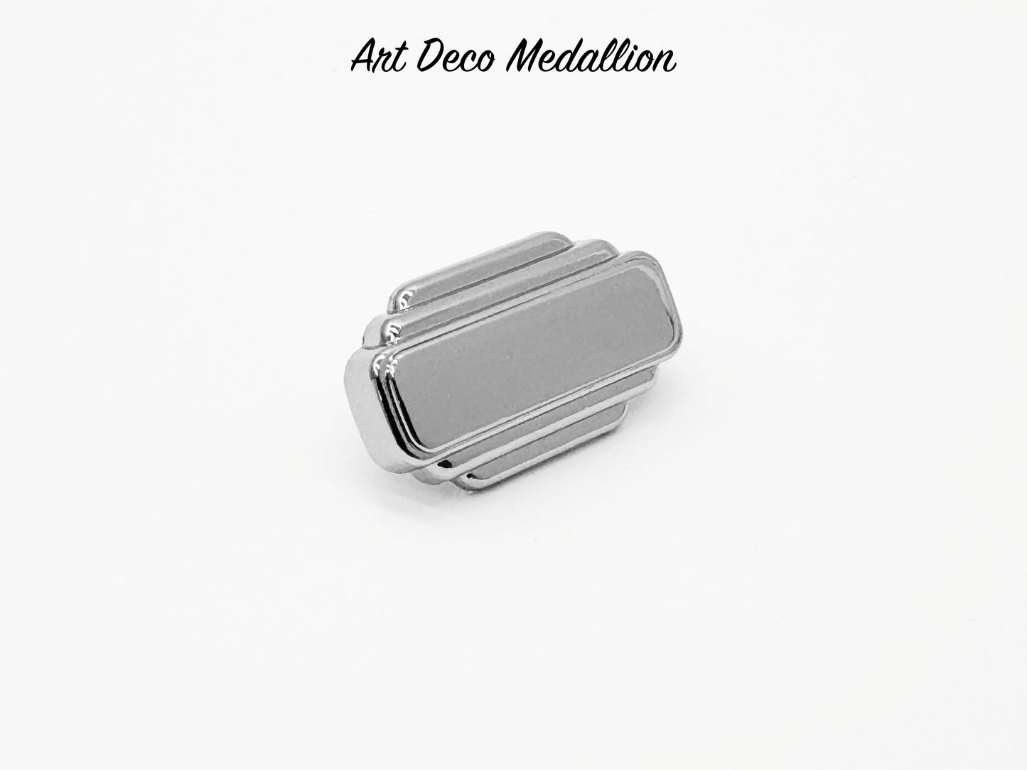 Art Deco Medallion - Chrome