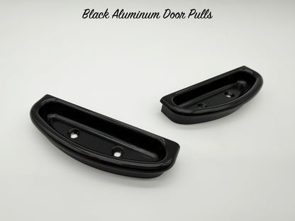 Black Billet Aluminum Door Pulls - Pair