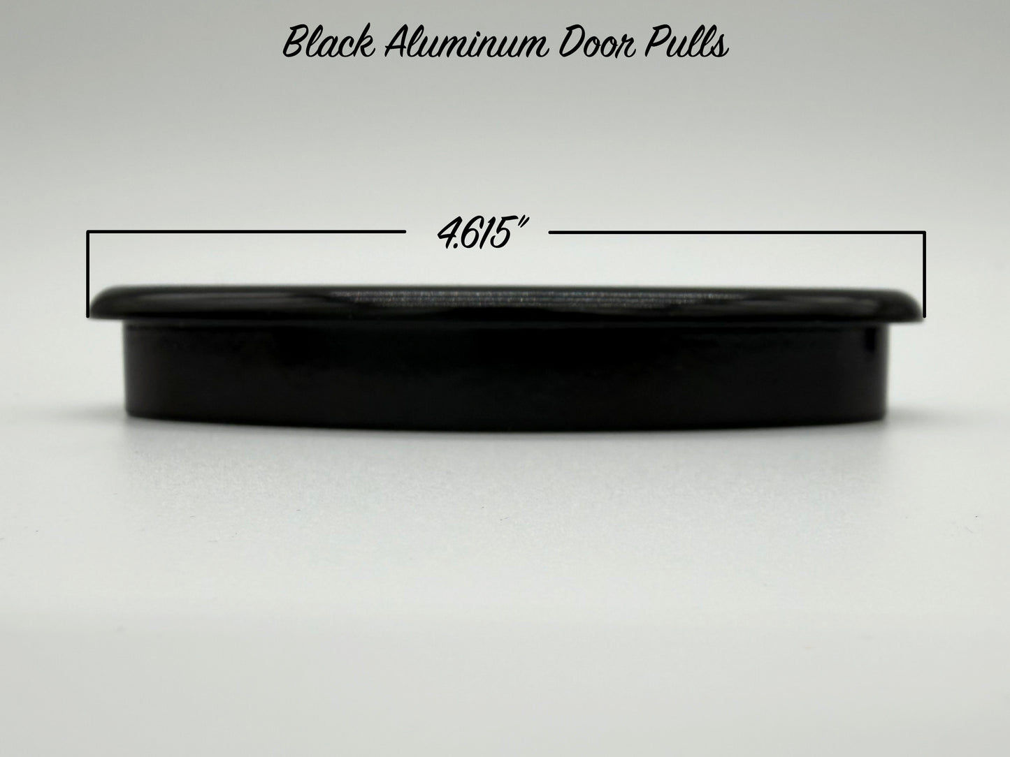Black Billet Aluminum Door Pulls - Pair