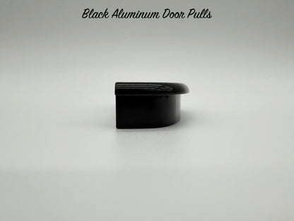 Black Billet Aluminum Door Pulls - Pair