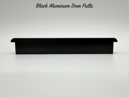 Black Billet Aluminum Door Pulls - Pair