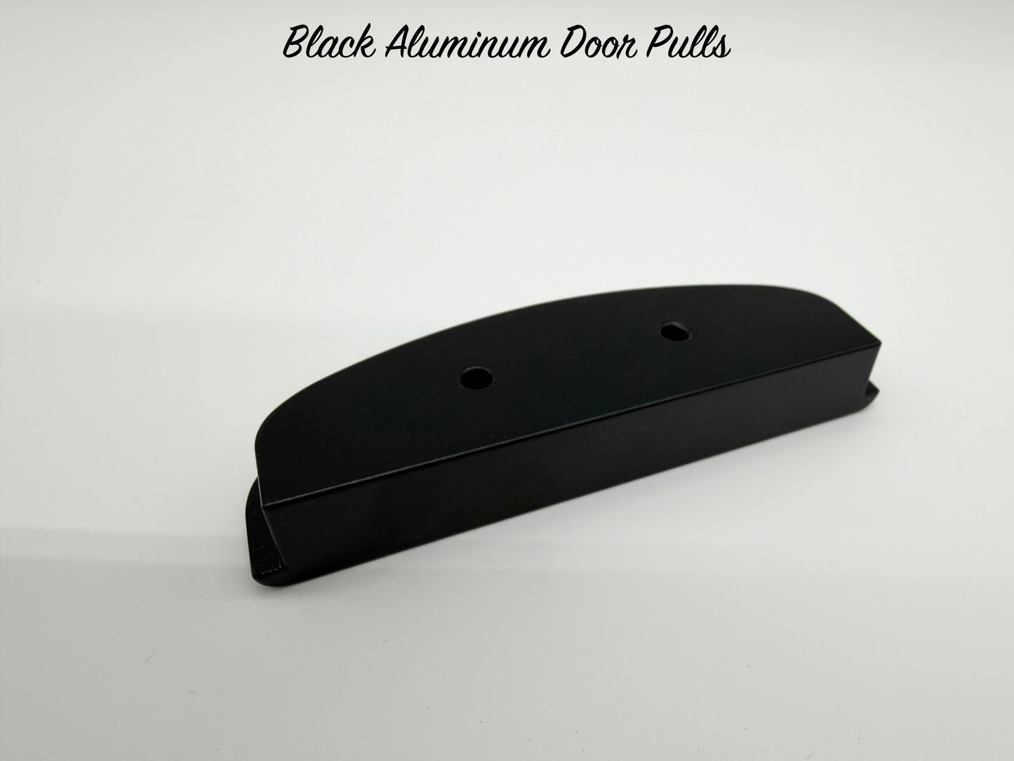 Black Billet Aluminum Door Pulls - Pair