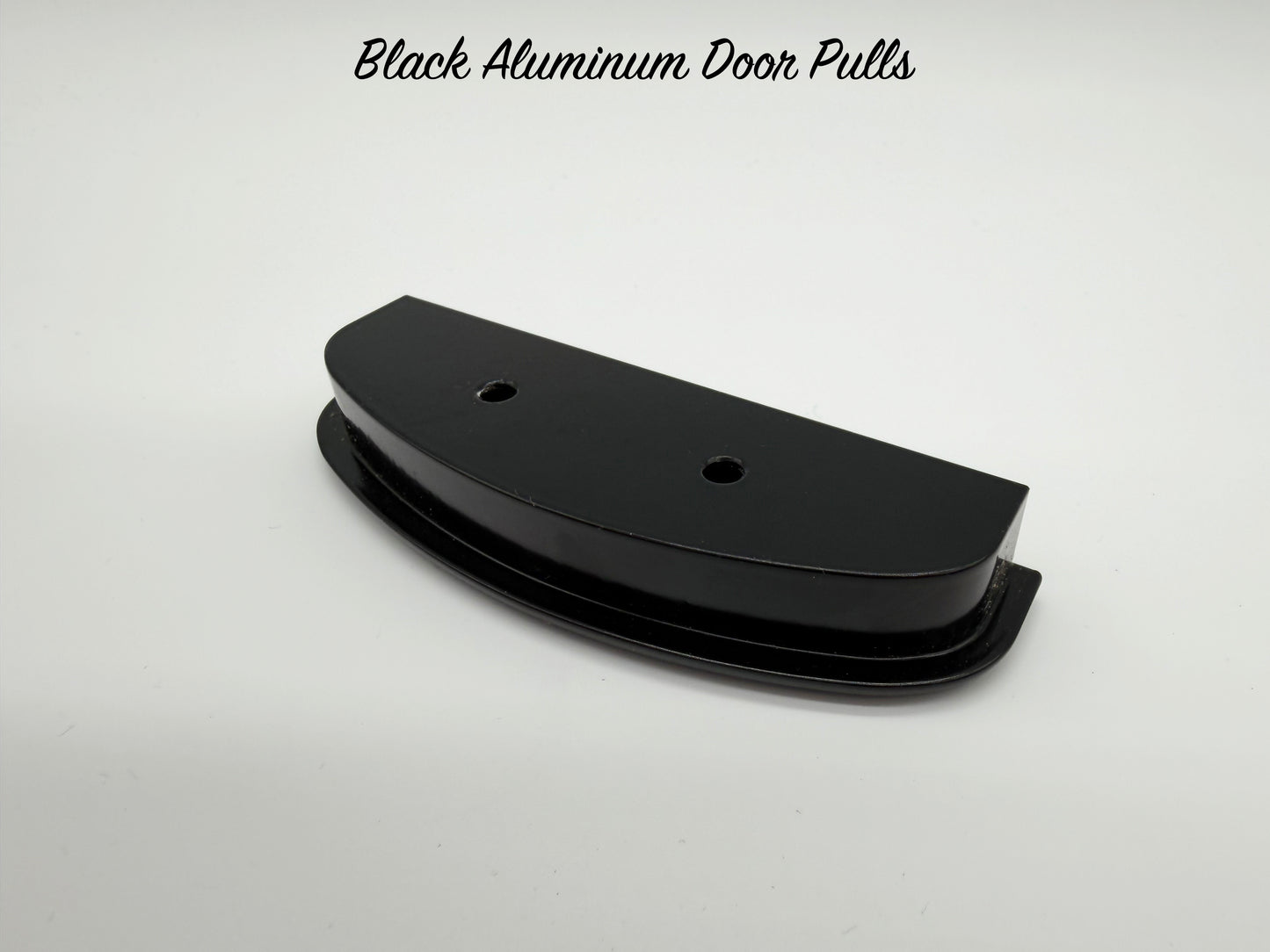 Black Billet Aluminum Door Pulls - Pair