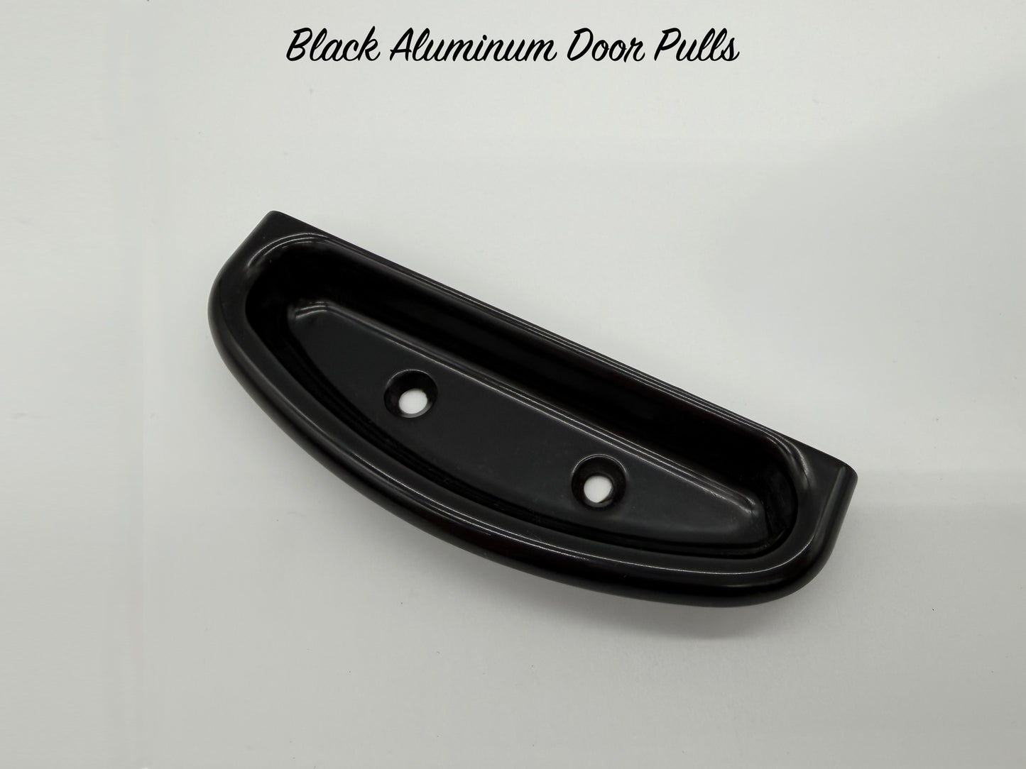 Black Billet Aluminum Door Pulls - Pair