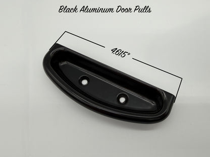 Black Billet Aluminum Door Pulls - Pair