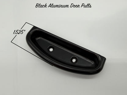 Black Billet Aluminum Door Pulls - Pair