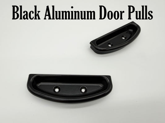 Black Billet Aluminum Door Pulls - Pair