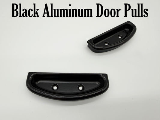Black Billet Aluminum Door Pulls - Pair
