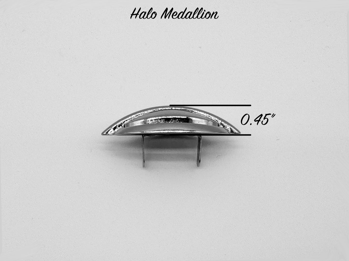 Halo Medallion - Chrome