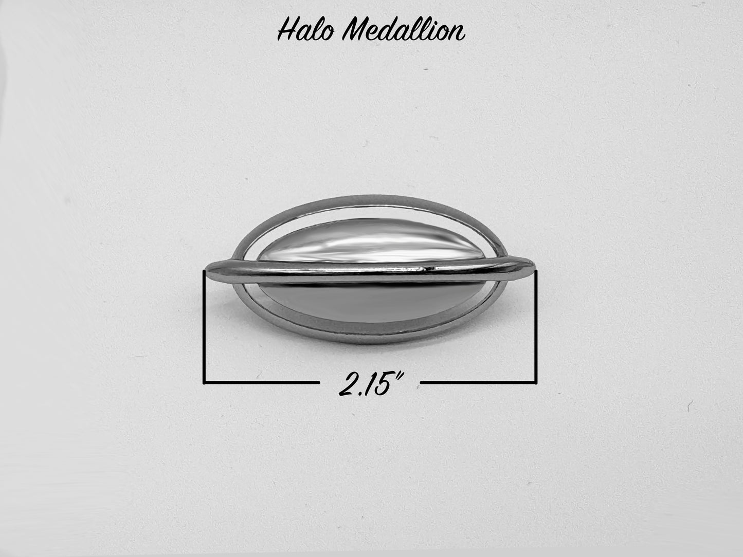 Halo Medallion - Chrome