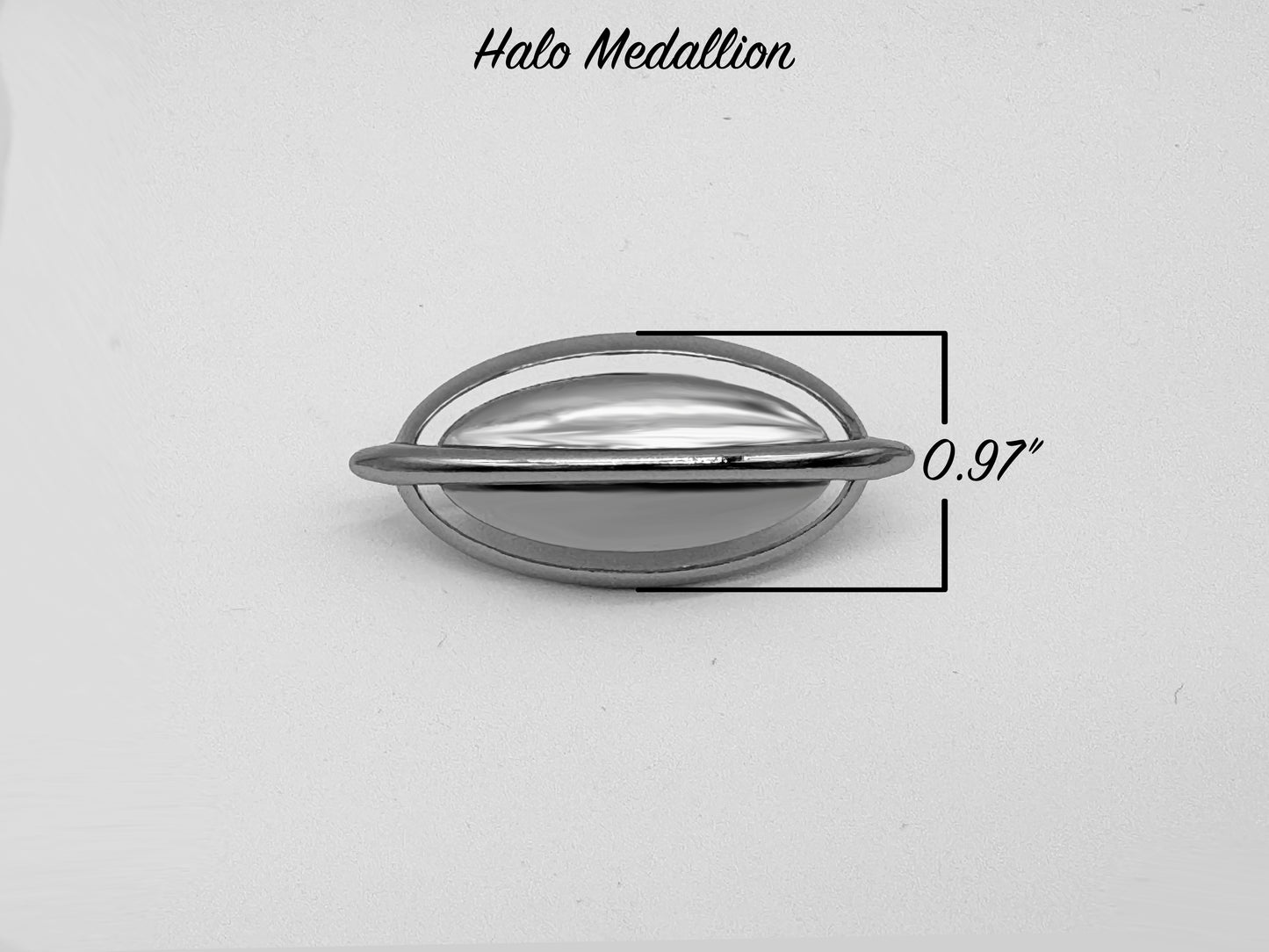 Halo Medallion - Chrome