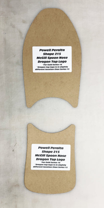 Grip Tape for Powell Peralta Series 16 Mike McGill "Spoon Nose" Reissue Deck with GOLD FOIL DRAGON Top Graphic