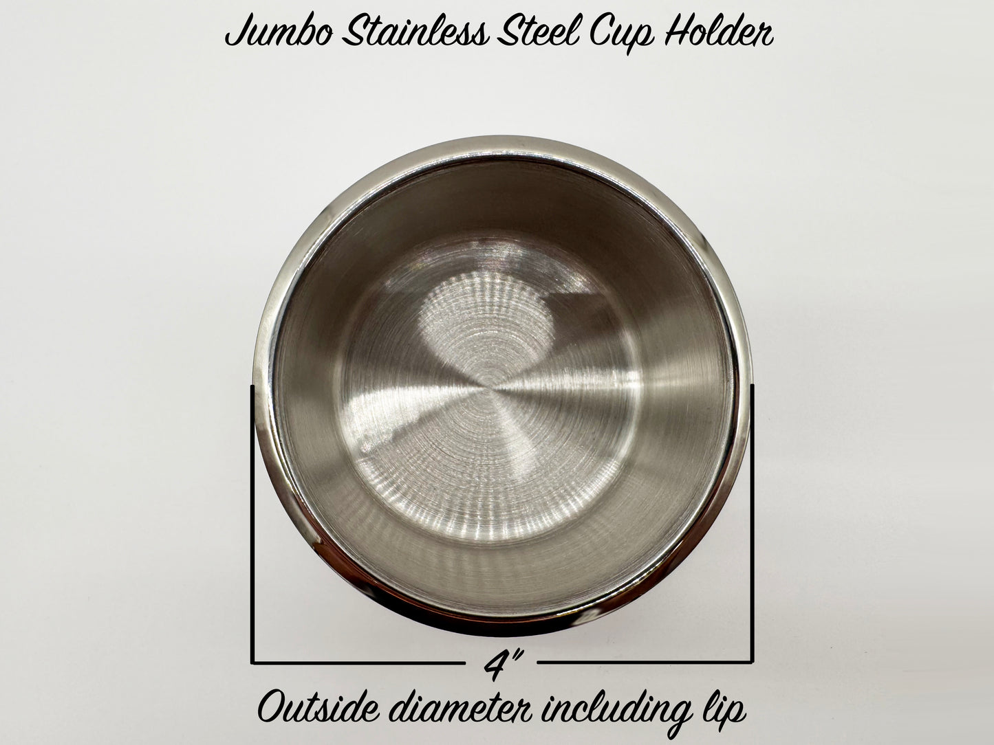 Jumbo Stainless Steel Cup Holder