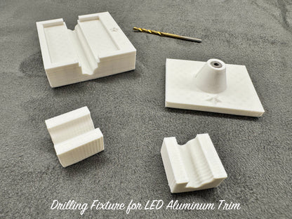 Drilling Fixture for LED Aluminum Trim