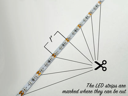 Narrow LED Light Strip - 10" Long - 5 Colors Available