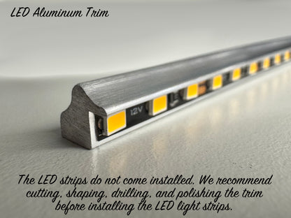 LED Aluminum Trim - 72" Strip