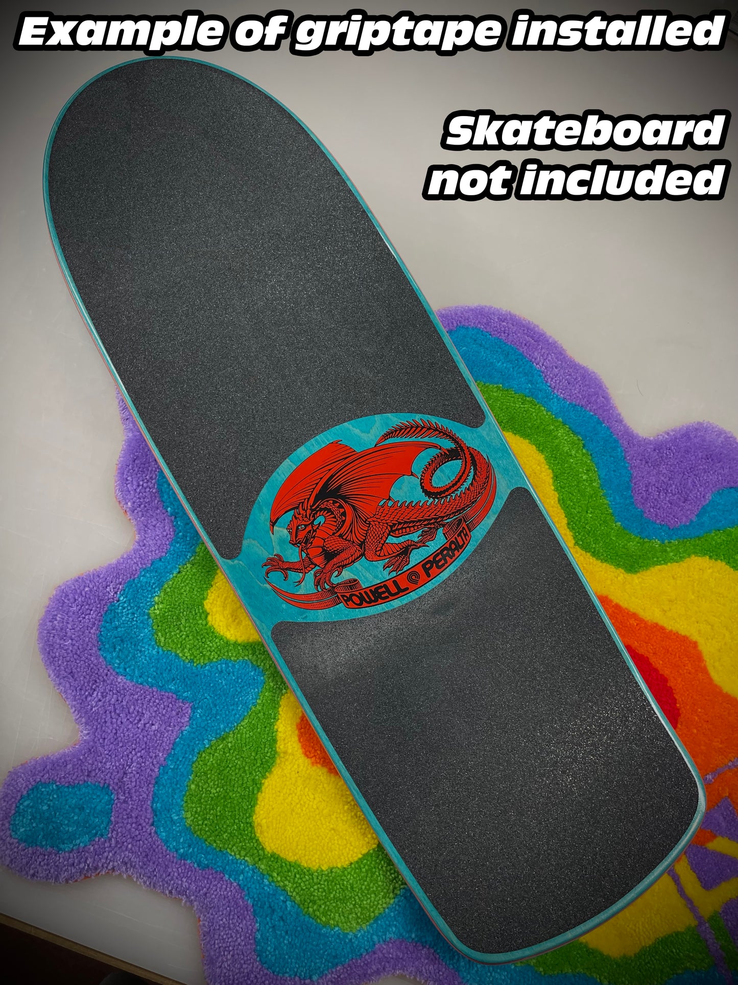 Grip Tape for Powell Peralta Mike McGill "Pig" Reissue Deck with DRAGON Top Graphic