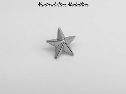 Nautical Star Medallion - Chrome