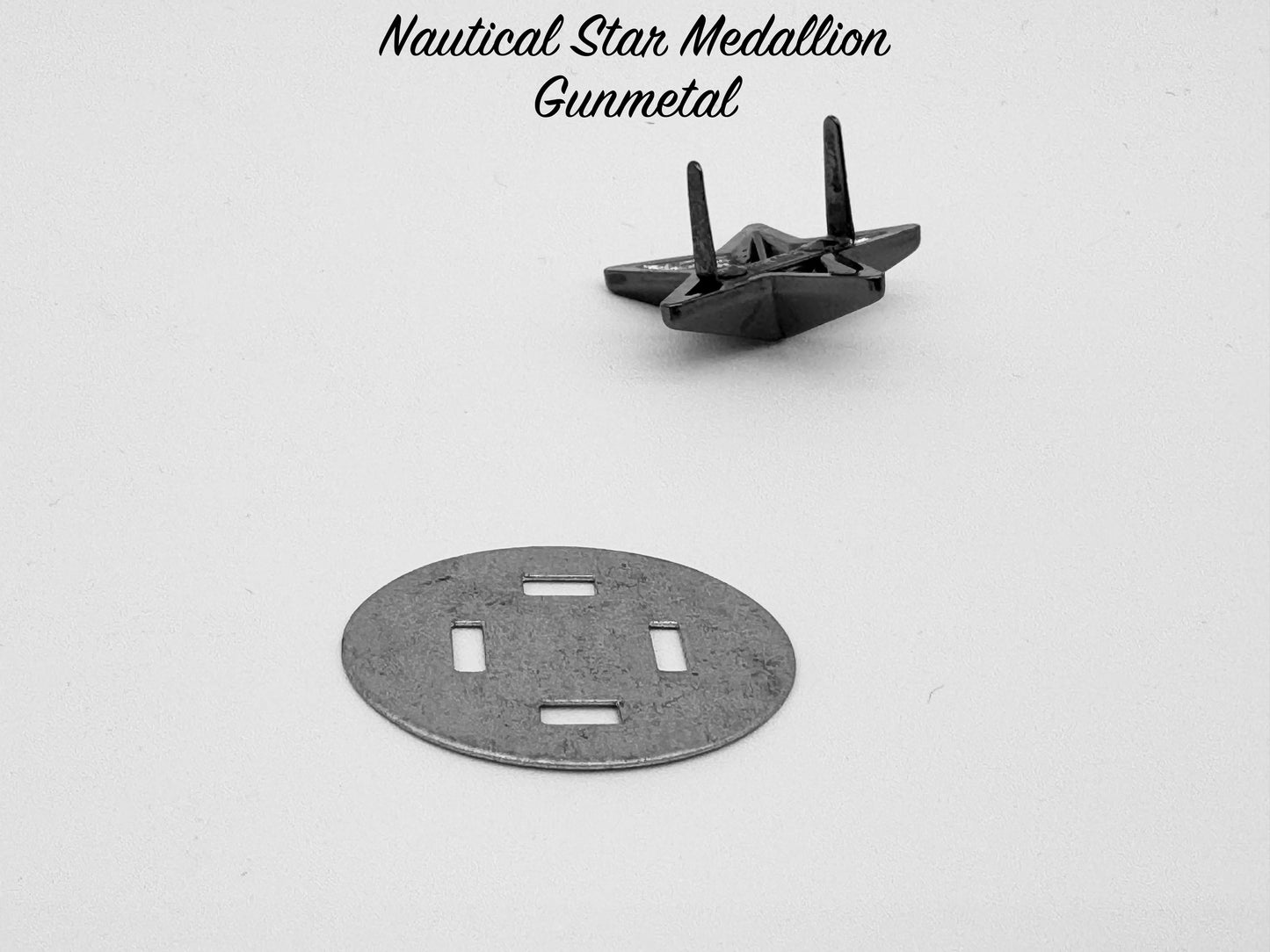 Nautical Star Medallion - Gunmetal