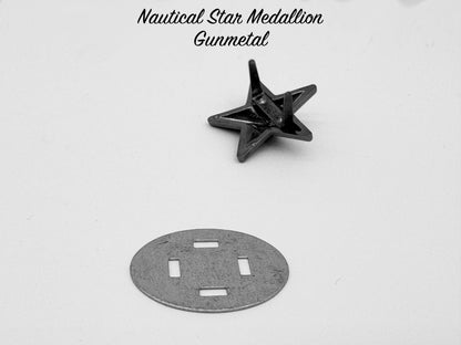 Nautical Star Medallion - Gunmetal