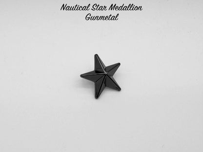 Nautical Star Medallion - Gunmetal