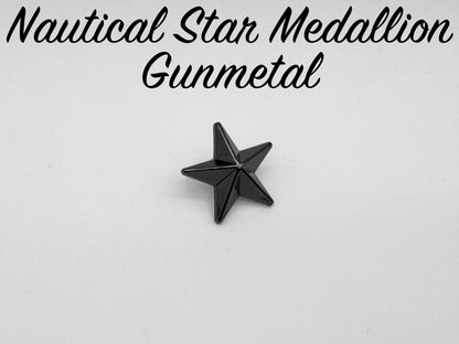 Nautical Star Medallion - Gunmetal