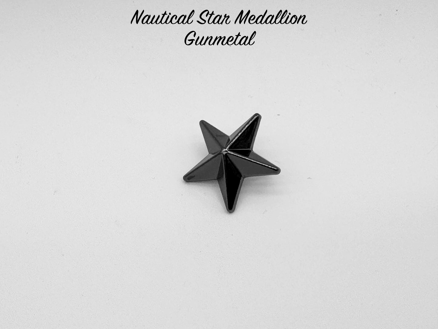 Nautical Star Medallion - Gunmetal