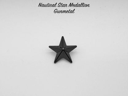 Nautical Star Medallion - Gunmetal