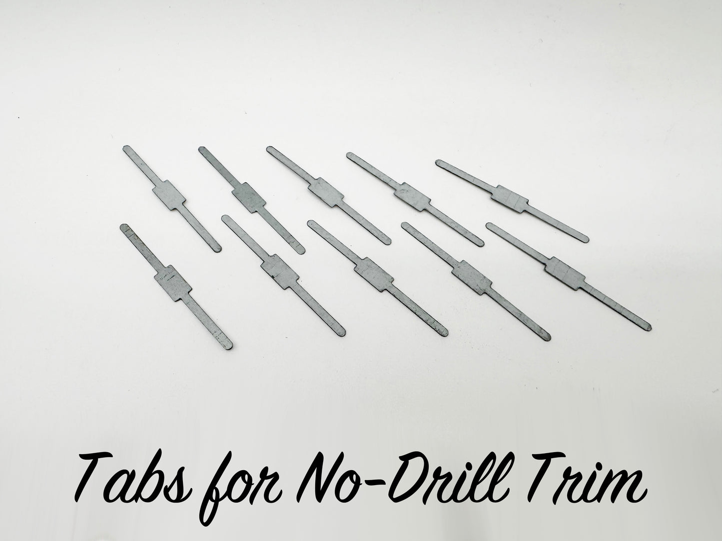 Tabs for No-Drill Aluminum Trim