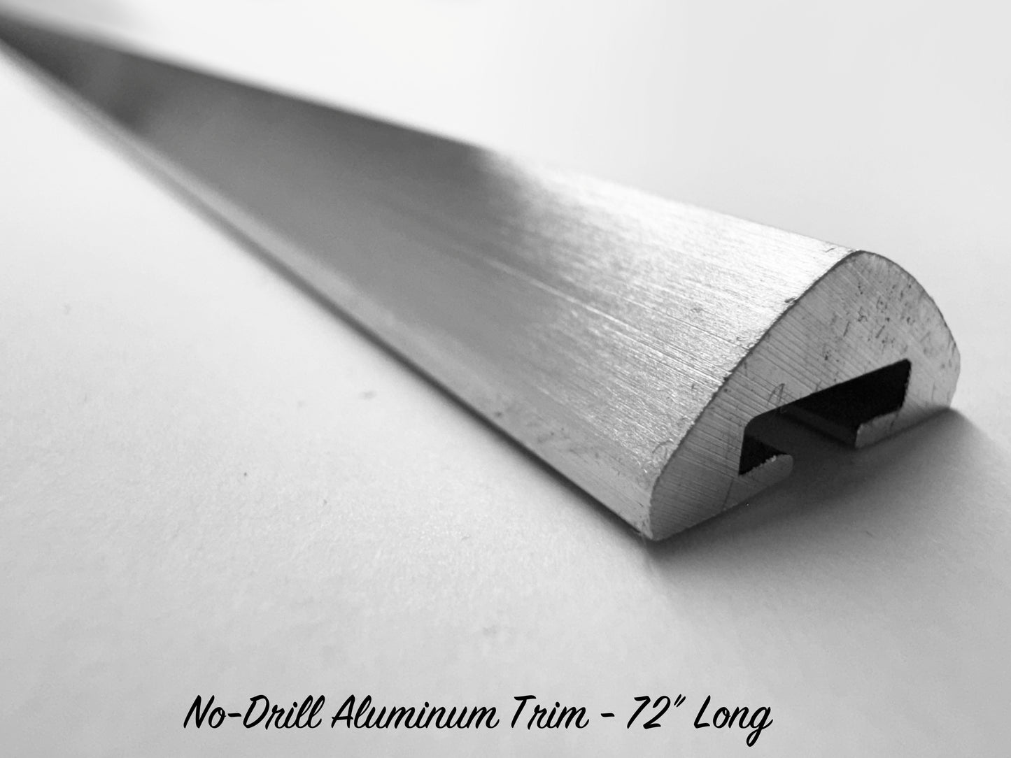 No-Drill Aluminum Trim - 72" Strip