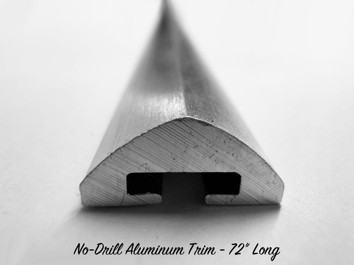 No-Drill Aluminum Trim - 72" Strip