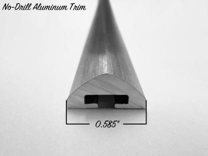 No-Drill Aluminum Trim - 72" Strip