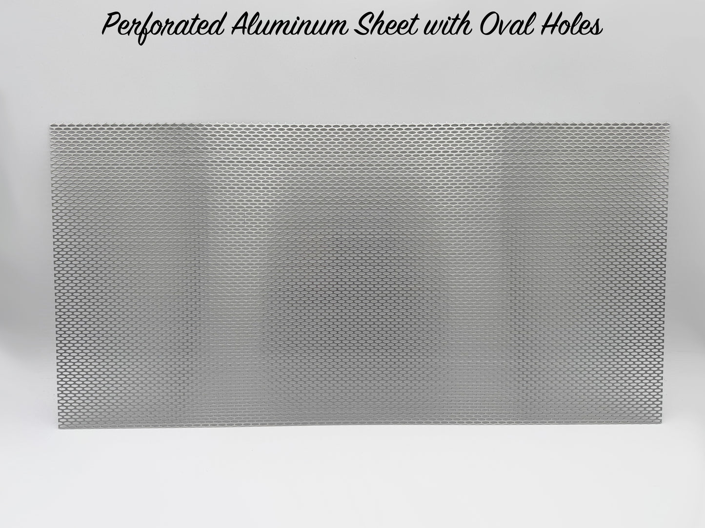 Perforated Aluminum Sheet with Oval Holes