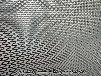 Perforated Aluminum Sheet with Oval Holes