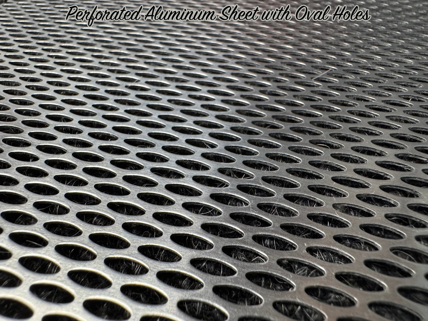 Perforated Aluminum Sheet with Oval Holes